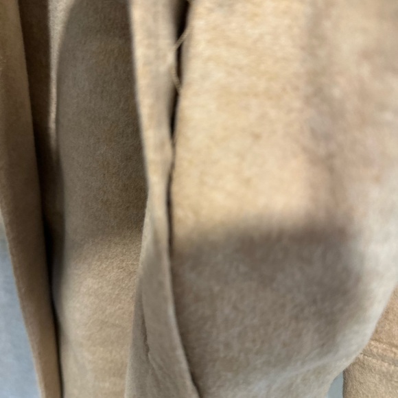 NWOT POLO Ralph Lauren Women Sz16 Wool Blend Camel Belted Open Front Trench Coat - Picture 15 of 16